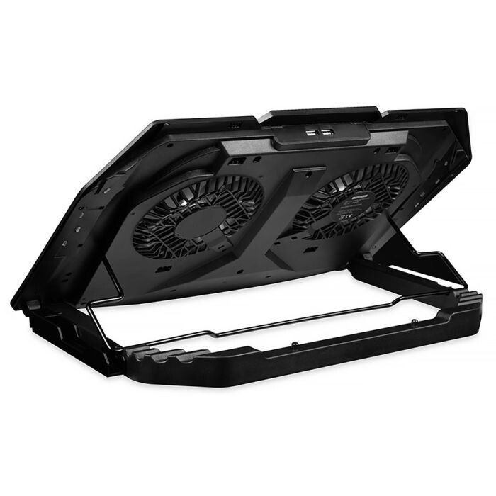 Подставка для ноутбука Modecom SILENT FAN MC-CF-21-RGB Black (PL-MC-CF-21-RGB)