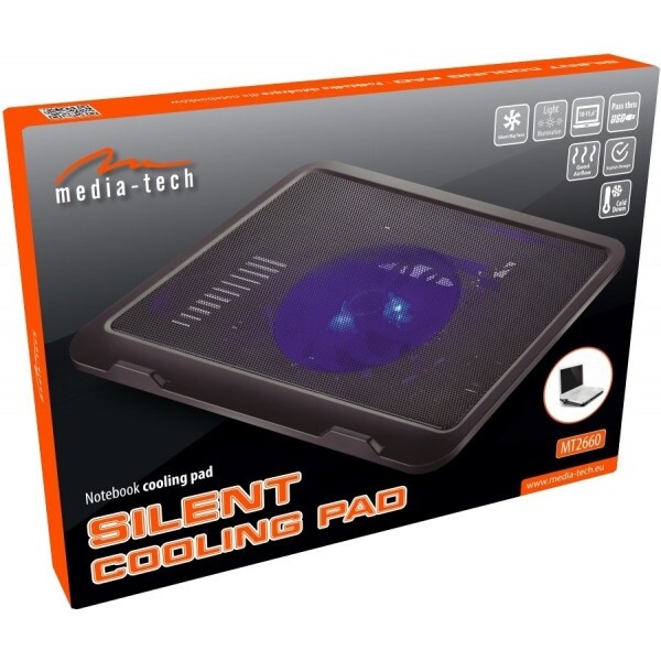 Подставка для ноутбука Media-Tech Silent Cooling Pad (MT2660)