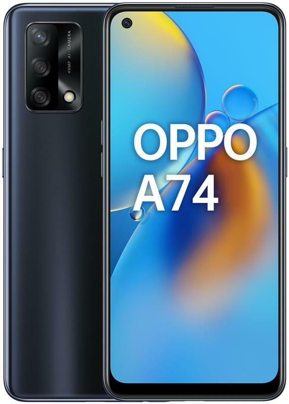 Смартфон Oppo A74 4/128GB Dual Sim Prism Black