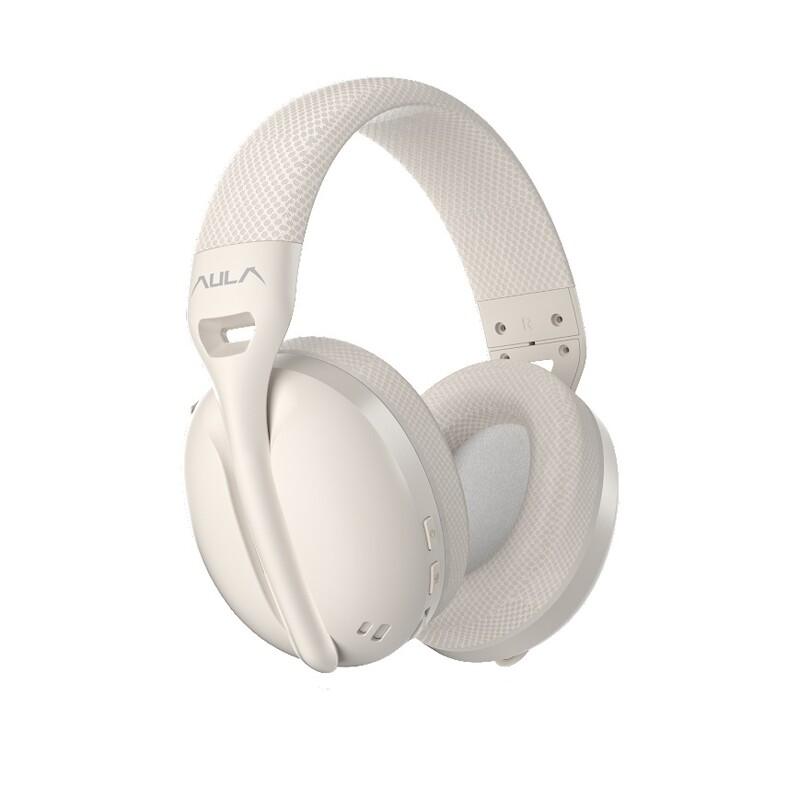 Гарнiтура Aula S6 Wireless Headset Milk Tea (6948391235578)