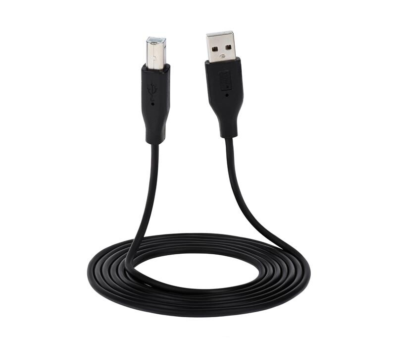 Кабель 2E (2E-W-3169m1.8) USB 2.0 (AM/BM), DSTP, 1.8м, черный