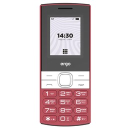 Мобiльний телефон Ergo B185 Dual Sim Red