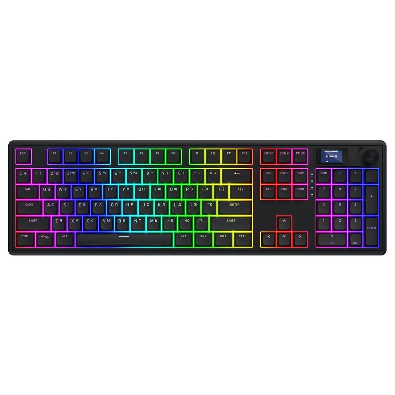 Клавиатура беспроводная Hator Skyfall 100 Pro Wireless Black (HTK4101UA)