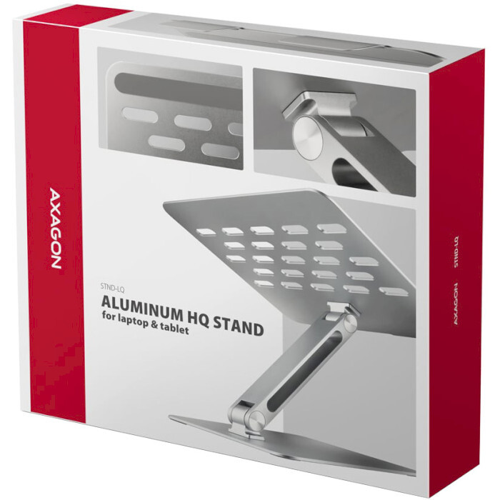 Подставка для ноутбука AXAGON STND-LQ Silver (STND-LQ)