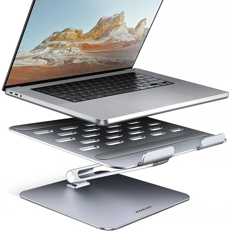Подставка для ноутбука Axagon STND-LQ Silver (STND-LQ)