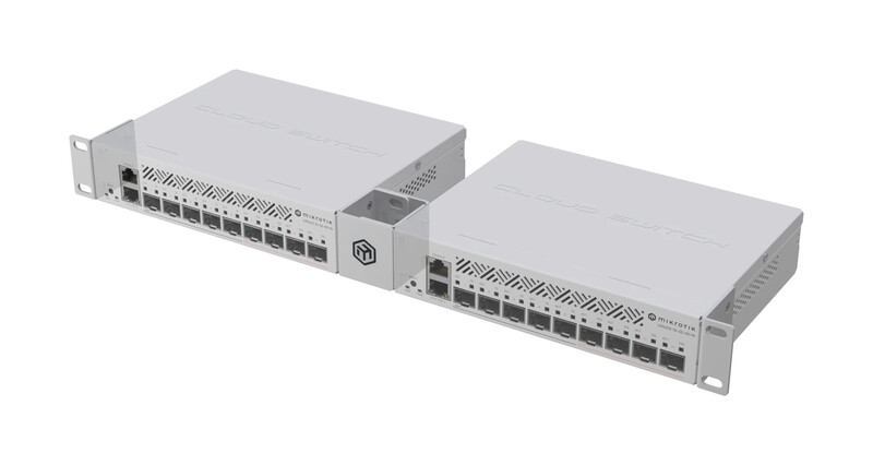 Крепёж для монтажа в стойку 19" MikroTik RMK-2/10 (1U Dual or 10’’ rackmount kit)