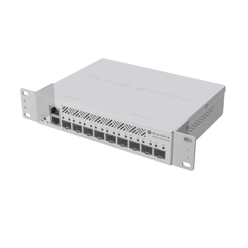 Крепёж для монтажа в стойку 19" MikroTik RMK-2/10 (1U Dual or 10’’ rackmount kit)