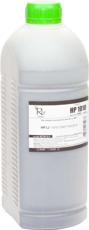 Tонер RC (RC701-2-1) HP LJ 1010/1200/1160/2015 Black 1000г