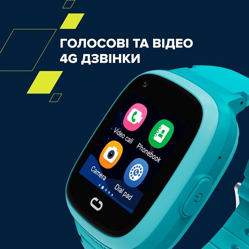 Дитячий смарт-годинник Canyon Sunny KW-48 4G LTE Blue (CNE-KW48BL)