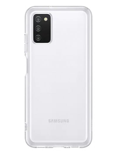 Чехол-накладка Samsung Soft Clear Cover для Samsung Galaxy A03s SM-A037 Transparent (EF-QA037TTEGRU)