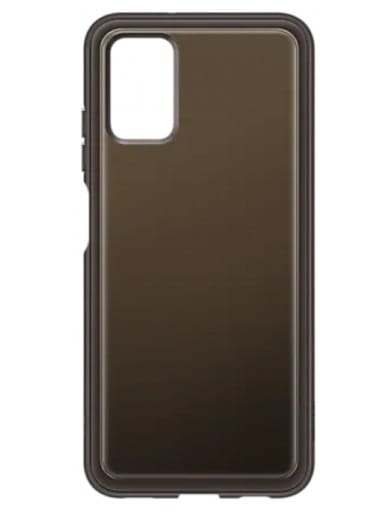 Чехол-накладка Samsung Soft Clear Cover для Samsung Galaxy A03s SM-A037 Black (EF-QA037TBEGRU)