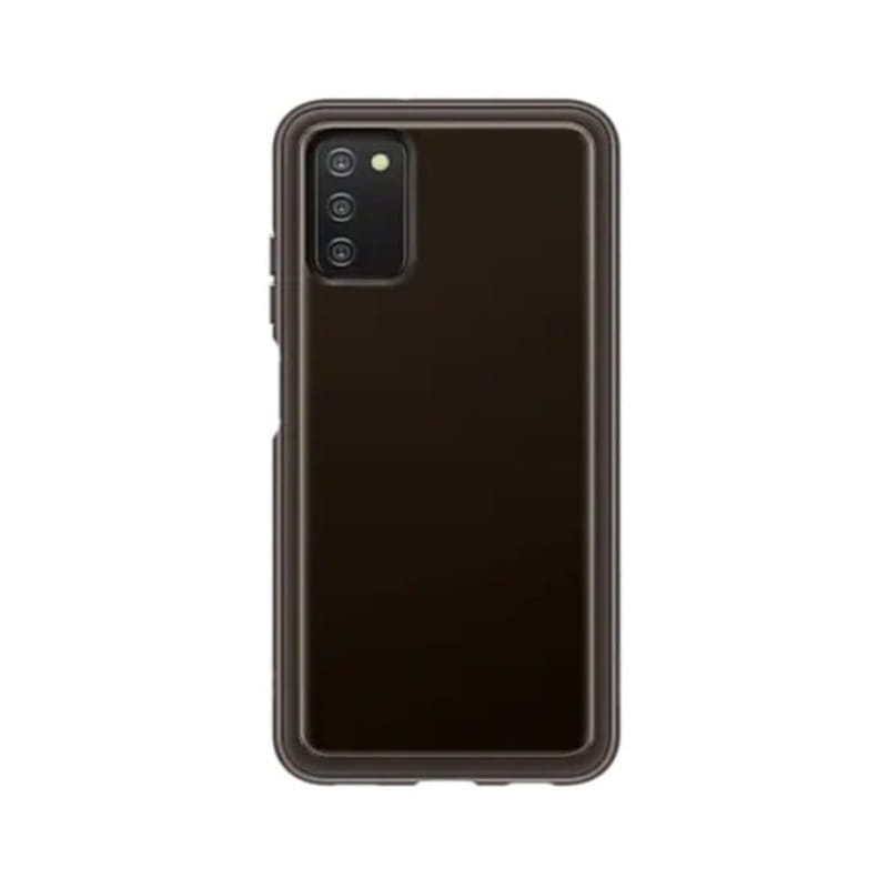 Чехол-накладка Samsung Soft Clear Cover для Samsung Galaxy A03s SM-A037 Black (EF-QA037TBEGRU)