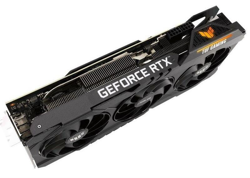 Видеокарта GF RTX 3060 Ti 8GB GDDR6 TUF Gaming OC V2 Asus (TUF-RTX3060TI-O8G-V2-GAMING) (LHR)