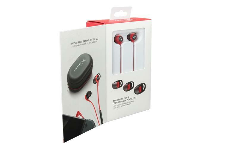 Гарнитура HyperX Cloud Earbuds Black/Red (HX-HSCEB-RD)