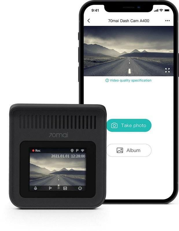 Видеорегистратор 70mai Dash Cam A400 Gray