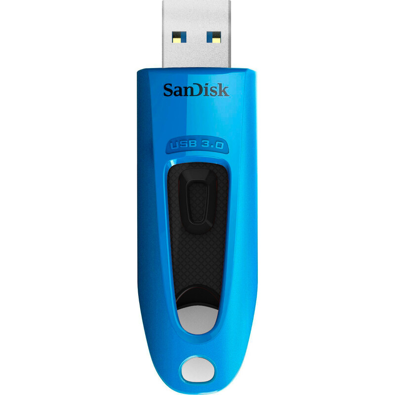 Флеш-накопитель USB3.0 64GB SanDisk Ultra Blue (SDCZ48-064G-U46B)