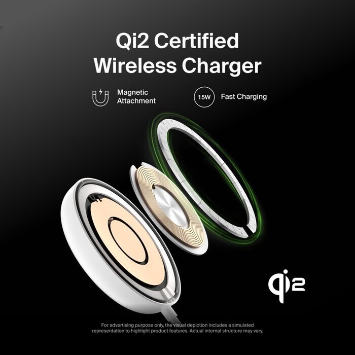 Беспроводное зарядное устройство Belkin UltraCharge Magnetic Kickstand 15W White (WIA011HQWH)