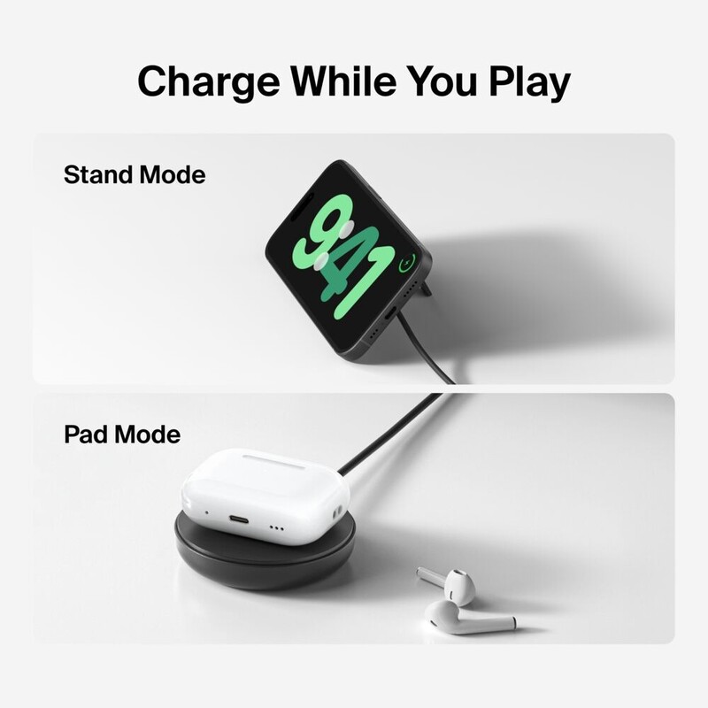 Беспроводное зарядное устройство Belkin UltraCharge Magnetic Kickstand 15W Black (WIA011HQBK)