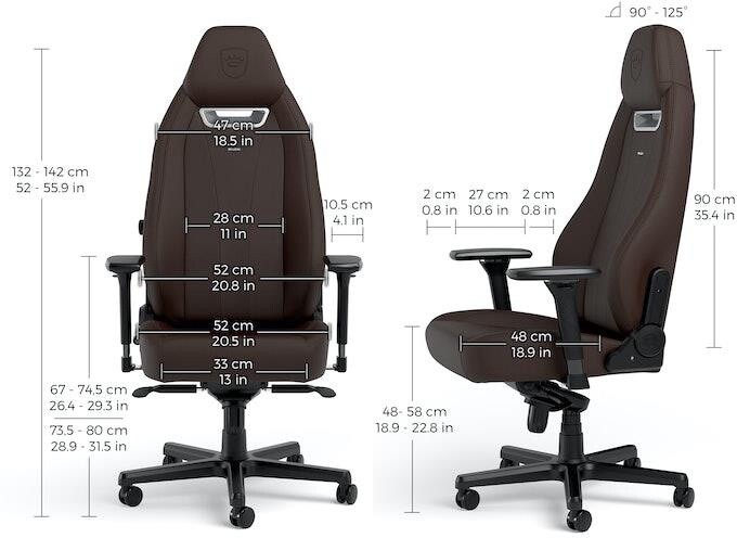 Кресло для геймеров Noblechairs Legend Java Edition Brown (NBL-LGD-GER-JED)