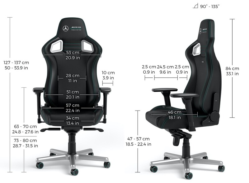 Кресло для геймеров Noblechairs Epic Mercedes-AMG Petronas F1 Team (PGW-NB-EGC-001)