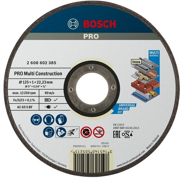 Круг отрезной Bosch Professional Rapido Multi Construction (2.608.602.385)