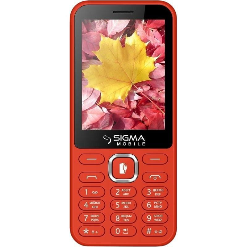 Мобiльний телефон Sigma mobile X-style 31 Power Dual Sim Red