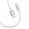 Фото - Кабель ColorWay USB - Lightning (M/M), zinc alloy braided, 3А, 1 м, White (CW-CBUL098-WT) | click.ua
