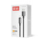 Фото - Кабель ColorWay USB - Lightning (M/M), zinc alloy braided, 3А, 2 м, Black (CW-CBUL099-BK) | click.ua