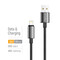 Фото - Кабель ColorWay USB - Lightning (M/M), zinc alloy braided, 3А, 1 м, Black (CW-CBUL098-BK) | click.ua