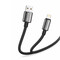 Фото - Кабель ColorWay USB - Lightning (M/M), zinc alloy braided, 3А, 1 м, Black (CW-CBUL098-BK) | click.ua