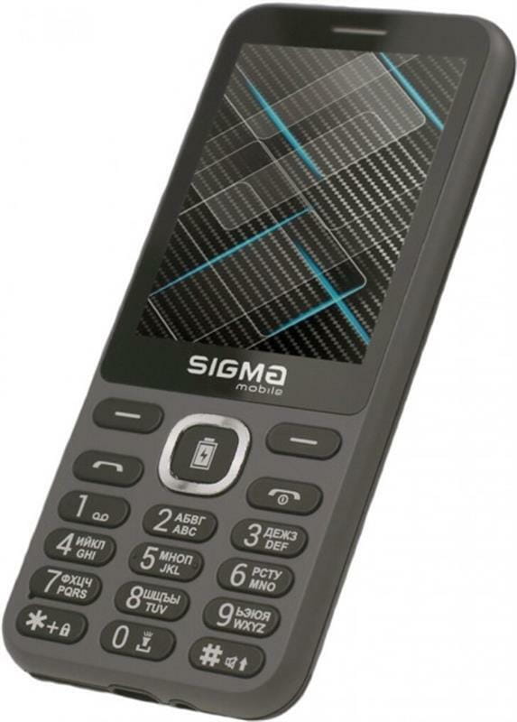 Мобiльний телефон Sigma mobile X-style 31 Power Dual Sim Grey