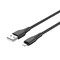 Фото - Кабель ColorWay USB - Lightning (M/M), textured PVC, 3А, 1 м, Black (CW-CBUL094-BK) | click.ua