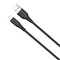 Фото - Кабель ColorWay USB - Lightning (M/M), textured PVC, 3А, 1 м, Black (CW-CBUL094-BK) | click.ua