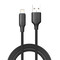 Фото - Кабель ColorWay USB - Lightning (M/M), TPE embossed, 3А, 1 м, Black (CW-CBUL101-BK) | click.ua