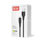 Фото - Кабель ColorWay USB - micro USB (M/M), textured PVC, 3А, 1 м, Black (CW-CBUM094-BK) | click.ua