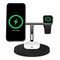 Фото - Беспроводное зарядное устройство Belkin BoostCharge Pro 3-in-1 Wireless Charger with MagSafe 15W Black (WIZ032KQBK) | click.ua