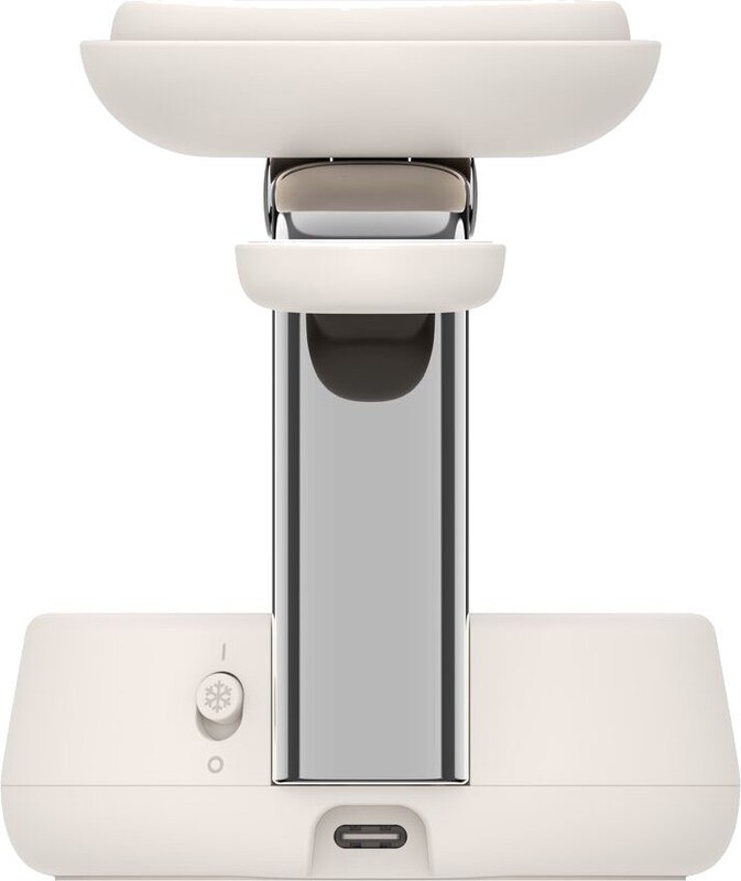 Беспроводное зарядное устройство Belkin UltraCharge Pro 3-in-1 Magnetic Charging Dock with Qi2 25W Sand (WIZ040KQSD)