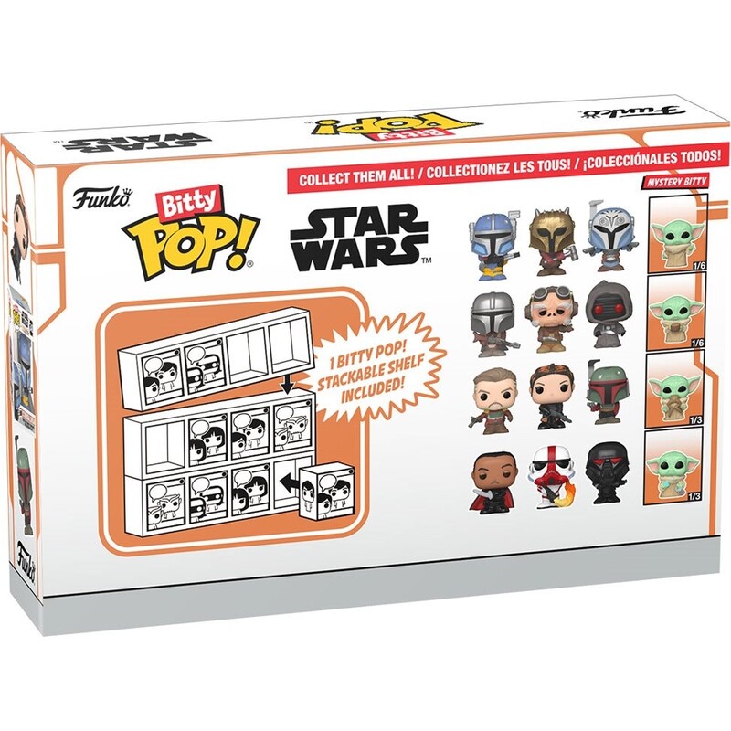 Набір подарунковий Funko POP (Bitty): Mandalorian - Mandalorian 4pk (889698754521)
