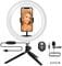 Фото - Кільцева USB LED-лампа ACCLAB Ring of Light AL-LR101MB + мікрофон і Bluetooth керування (1283126502057) | click.ua