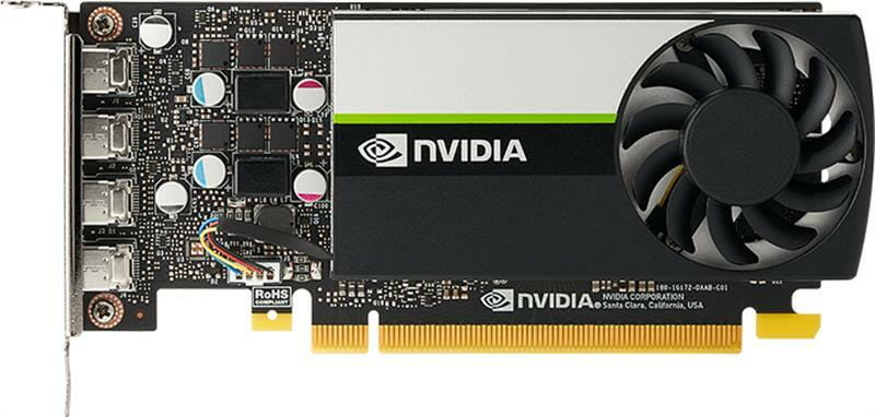 Відеокарта Quadro T1000 4GB GDDR6 PNY (VCNT1000-SB)