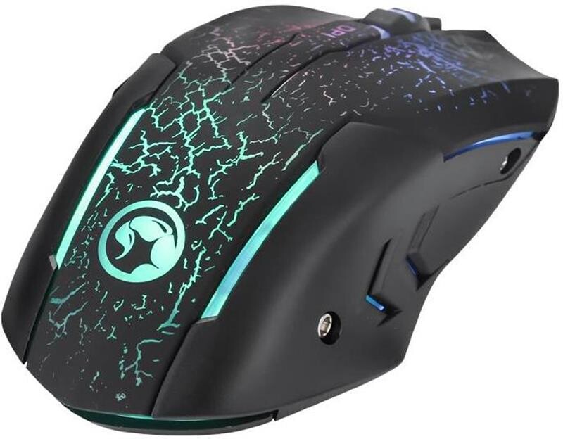 Миша Marvo M207 7 colors-LED Black