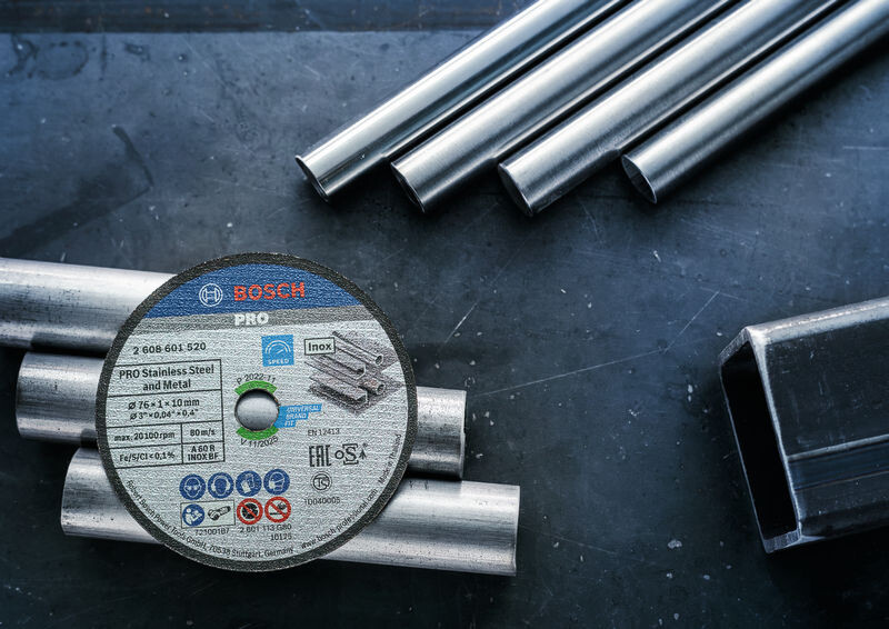 Диск отрезной Bosch Professional Expert для нержавеющей стали, 76х10х1 мм, 5 шт. (2.608.601.520)