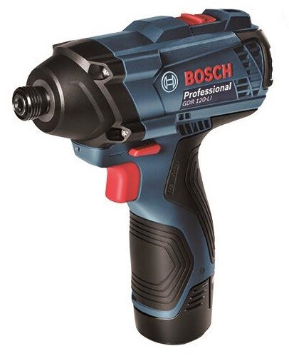 Дрель-шуруповерт Bosch Professional GSR 120-LI 12В + гайковерт ударный GDR 120-LI акб 2х2Ач, кейс (0.601.9G8.023)