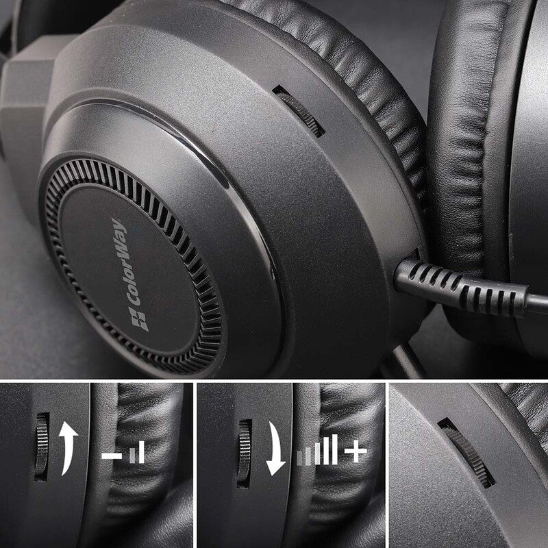 Гарнітура СolorWay BlazeCore RGB Black (CW-HPG03BK)