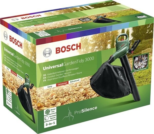 Садовый пылесос (воздуходувка) Bosch Universal GardenTidy 3000 (0.600.8B1.001)