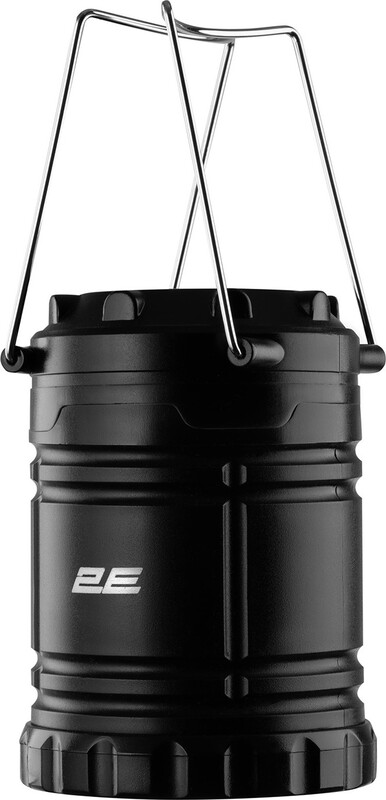Фонарь кемпинговый на батарейках 2E Flame 3 Вт складной Black (2E-PLBL3AA)