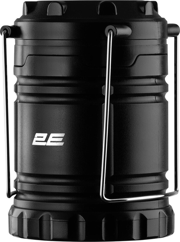 Фонарь кемпинговый на батарейках 2E Flame 3 Вт складной Black (2E-PLBL3AA)