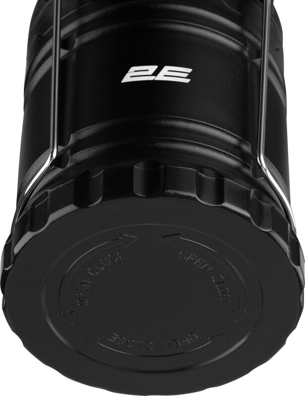Фонарь кемпинговый на батарейках 2E Flame 3 Вт складной Black (2E-PLBL3AA)