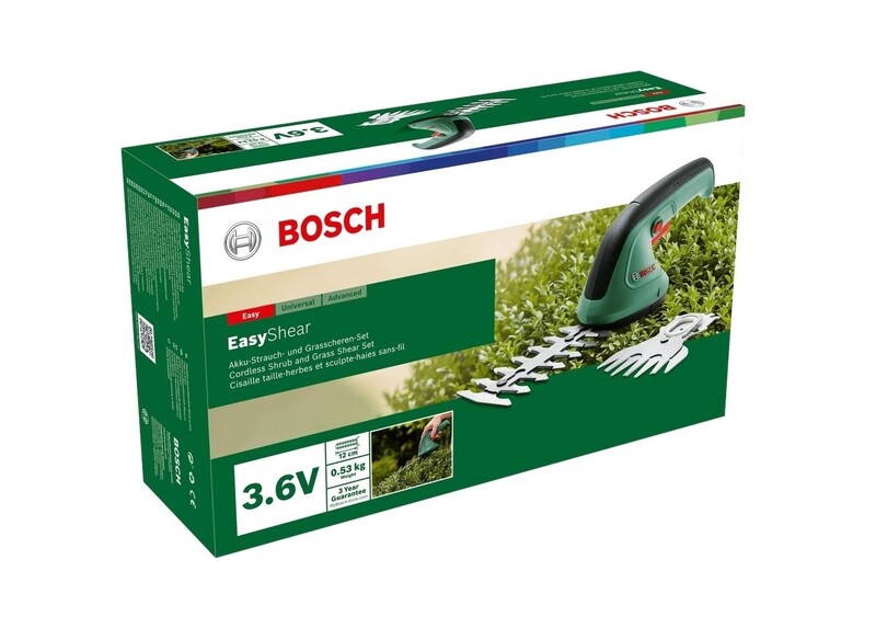Ножницы садовые Bosch EasyShear 3.6В акб 1х1.5Ач (0.600.833.303)