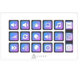 Контролер для стримінгу Ajazz AKP153E USB White (AKP153E-W)